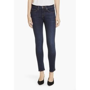 Veronica Beard Brooke Skinny Mid Rise Jeans Prussian Blue 27/4‎ 27X28
